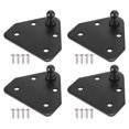 thumbnail image 1 of Unique Bargains 4 Set Vehicle Ball Studs Mounting Brackets for Gas Struts Shocks 64x58x21mm, 1 of 6