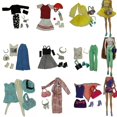 thumbnail image 2 of Moda decorativa colocación niña niño juguete Mini abrigos muñeca ropa traje fiesta, 2 of 4