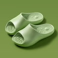 thumbnail image 2 of Domzle Arch-Support Men Women's Slide Sandals - Cushioned Cloud Summer Women House Slippers Comfy Shoes for Indoor Outdoor Pool Beach Green, 2 of 10