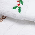 thumbnail image 3 of Authentic Hotel and Spa Spa Home Holly Holiday Turkish Cotton Hand Towels (Set of 2), 3 of 3