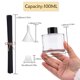 thumbnail image 3 of Botellas difusoras Agidea Fragance Glass de 100 ml con 20 lengüetas, 3 of 6