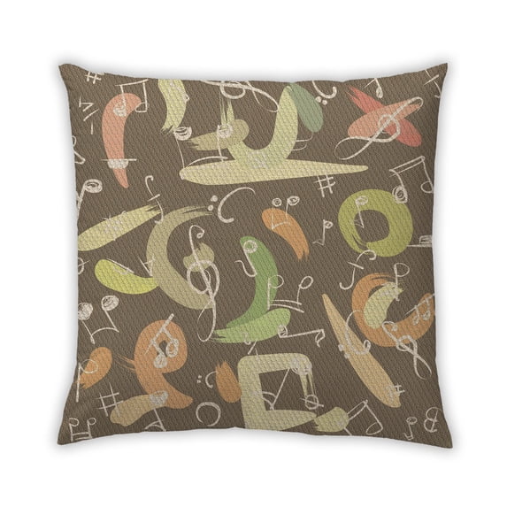Ahgly Company Indoor Square Contemporary Throw Pillow, 18 inch by 18 inch
