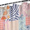 thumbnail image 3 of Pioneer Flower Floral Print Pattern Shower Curtain 72"x72" ,Bathroom Decorative Shower Curtains Set with 12 Hooks,Modern Waterproof Washable Shower Curtain, 3 of 6
