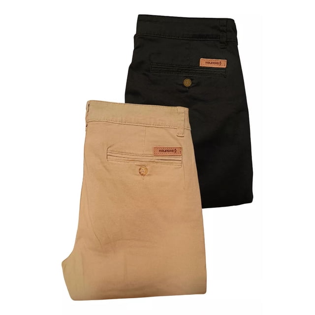 Pack 2 Pantalones Estilo Chino De Gabardina Hombre Holstone