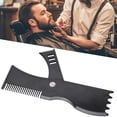 thumbnail image 4 of Goatee Shaving Template, Men's Beard Shaping Template Beard Shaper Plastic  for Goatee for Sideburns for Forehead, 4 of 8