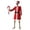 #A01-Christmas, variant on Thanksgiving Skeleton Costume Set with Giant Drumstick Prop and Pilgrim Style Robe for Halloween Yard Decoration