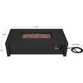thumbnail image 3 of Real Flame Keenan 52" Rectangle Metal Propane Fire Pit Table in Black, 3 of 7