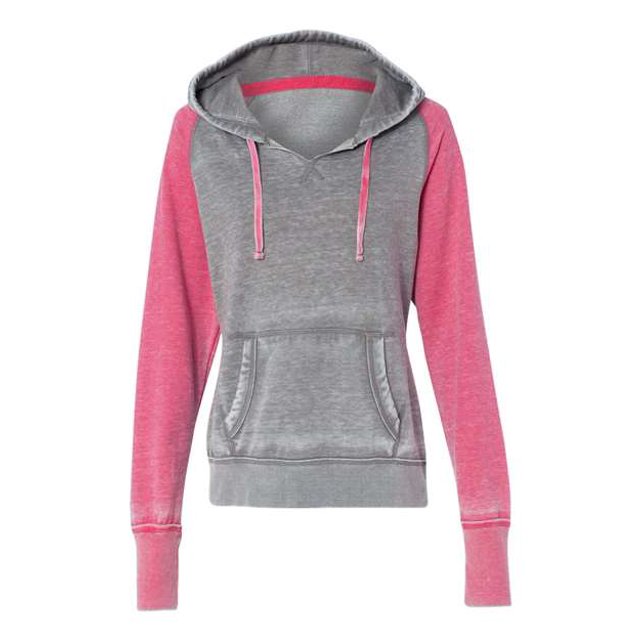 Sudadera con capucha en contraste Zen para mujer de J. America J América 8926
