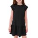 thumbnail image 1 of Niña Vestido de Primavera Estiramiento Suave Cómodo Casual Vestidos Sueltos para 5-14 Años Vestido de Verano de Manga Corta, 1 of 8