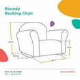 thumbnail image 4 of Fantasy Furniture CR12R Fantasy Furniture Roundy Rocking Chair Lavender Ghingham, 4 of 4
