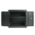 thumbnail image 3 of WORKPRO 28-Inch Wall Garage Storage Cabinet, Adjustable Shelf, Steel, Black, 3 of 9