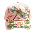 thumbnail image 2 of LOWLHOME 2026 Garden Morning Cap,Garden Morning Baseball Cap,Cute Garden Hummingbird Hat,Elegant Flowers Birds Animal Pink Cap,Style E, 2 of 6