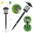 thumbnail image 3 of Solpex Solar Garden Lights,12 Pack Solar Path Lights, Solar Walkway Lights Outdoor, Solar Pathway Lights Outdoor Waterproof for Garden, Patio, Yard, Landscape, Pathway and Driveway(Warm White), 3 of 5