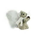 thumbnail image 2 of 10" Gray Squirrel in a White Scarf Christmas Table Top Figure Decoration, 2 of 3