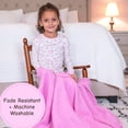 thumbnail image 5 of LollyBanks Baby Girl Ruffle Blanket, Organic Cotton Muslin Infant Quilt, 40 x 36 in, Swan Print, 5 of 8