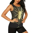 thumbnail image 2 of Daiia Gold Spider On The Web Printed Womens Workout Tops for Women Quick-dry Tank Tops Mesh Yoga Shirts Athletic Running Tank Tops Sleeveless Gym Clothes-Large, 2 of 7