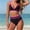 *Hot Pink, variant on ClodeEU Women's Sexy Slim Fit Solid Color Bikini Set ,Bestseller Two-Piece Swimsuit Pink,Womens Plus L