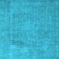 thumbnail image 1 of Ahgly Company Indoor Square Oriental Light Blue Industrial Area Rugs, 3' Square, 1 of 4