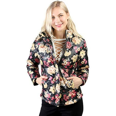- High neck puffer jacket
