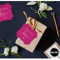 thumbnail image 6 of Inkdotpot Real Rose Gold Foil Made With Love Wedding Tags Favor Bracket Shape Hang Pack Of 50 Paper Tags, 6 of 7