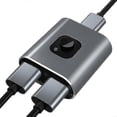 thumbnail image 5 of Hdmi Switch 4k Hdmi Splitter - Gana Prime Aluminum Bi-directional Hdmi Switcher 1 In 2 Out (single Display) Or 2 Input 1 Output, Supports 4k 3d Hd 108, 5 of 5