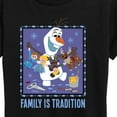 thumbnail image 3 of Frozen 2 - Olaf Family Is Tradition - Women's Short Sleeve Graphic T-Shirt, 3 of 5