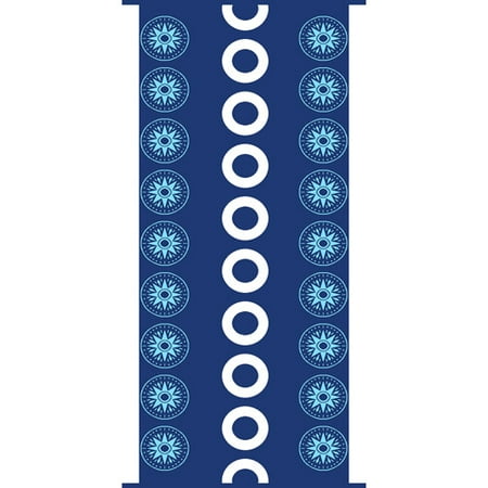 Northpoint Home Land Ho Beach Towel, White Circles
