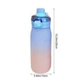 thumbnail image 3 of Generic Leak-Proof Sports Water Bottle with Straw, Large Capacity Space Cup for Men & Women, Ideal for Gym and Outdoor Activities, 3 of 6