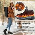 thumbnail image 4 of Ecetana Winter Snow Boots for Women Keep Warm Lined Ankle Booties Outdoor Hiking Shoes, 4 of 6