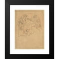 thumbnail image 2 of Alphonse Mucha 15x18 Black Modern Framed Museum Art Print Titled - Two Female Figures, 2 of 5
