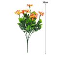 thumbnail image 6 of Eoperou Artificial Flower with Green Leaves - Realistic Plastic Flower Wedding Party Home Office Table Centerpiece Faux Floral Decor, 6 of 8