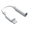 thumbnail image 2 of Apple Mfi Certified 1 Pack Lightning to 3.5 mm Headphone Jack Adapter for iPhone, White, 2 of 5