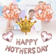 Angle View: Mother's Day Decoration Balloon- Mom-Amazing Mom-Super Mom Video Game Balloons