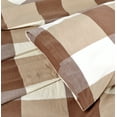thumbnail image 3 of Home Soft Things 3 Piece Washed Cotton Duvet Cover Set - Buffalo - Caramel - King (102" x 90"), 3 of 5