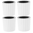 thumbnail image 6 of Worgeous  4 Pcs Self-priming Flower Pot Plant Pots Indoor Large Office White, 6 of 8