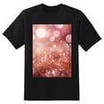 thumbnail image 2 of Plus Size Shirt for Women Black Tops for Women Short Sleeves Shirt for Women Pink Gold3 T Shirt Crewneck Shirt for Women 4XL, 2 of 5