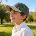 thumbnail image 2 of Ccpelsie Toddler Baseball Cap - Adjustable Infant Hats for Sun Protection Soft Baseball Hat for Boys and Girls(Coffee,3-8 Years), 2 of 5