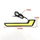 thumbnail image 2 of 1Pair L-Shape COB Car LED Daytime Running Lights Fog Lamp White DC12V, 2 of 5