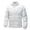 White, variant on Maoxin Men's Coats and Jackets Fashionable Men's Solid Color Long Sleeve Hoodless Casual Outwear Jackets Black XL