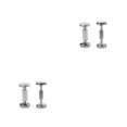 thumbnail image 4 of ziyahi 2 Pcs Outils de Cadre de Lit Réglables Filetés Anti-Secousse Support Télescopique Accessoire de Cadre de Lit avec Coussin en Feutre Argent Blanc 35*93mm 2Ensemble, 4 of 6