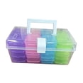 thumbnail image 3 of arctrm Bead Organizer 32 Grids with Hinged Lid Dustproof Sturdy Bead Storage Containers Craft Organizers for Small Items DIY Storing Colorful, 3 of 8
