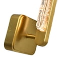 thumbnail image 6 of Curva Integrated LED 19in Brass Wall Light with Handcrafted Glass, 6 of 17