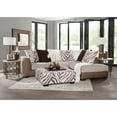 thumbnail image 5 of Furniture Classics Model 08CTA-A413V2 Square Arm Series Brown and White Zebra Upholstered Ottoman, 5 of 8