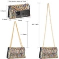 thumbnail image 6 of Rhinestone Clutch Purse Sparkling Silver Crystal Diamond Evening Bag, 6 of 8