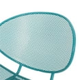 thumbnail image 2 of Noble House Chaise de Salle à Manger Extérieure Elloree en Bleu Mat (Ensemble de 2), 2 of 12