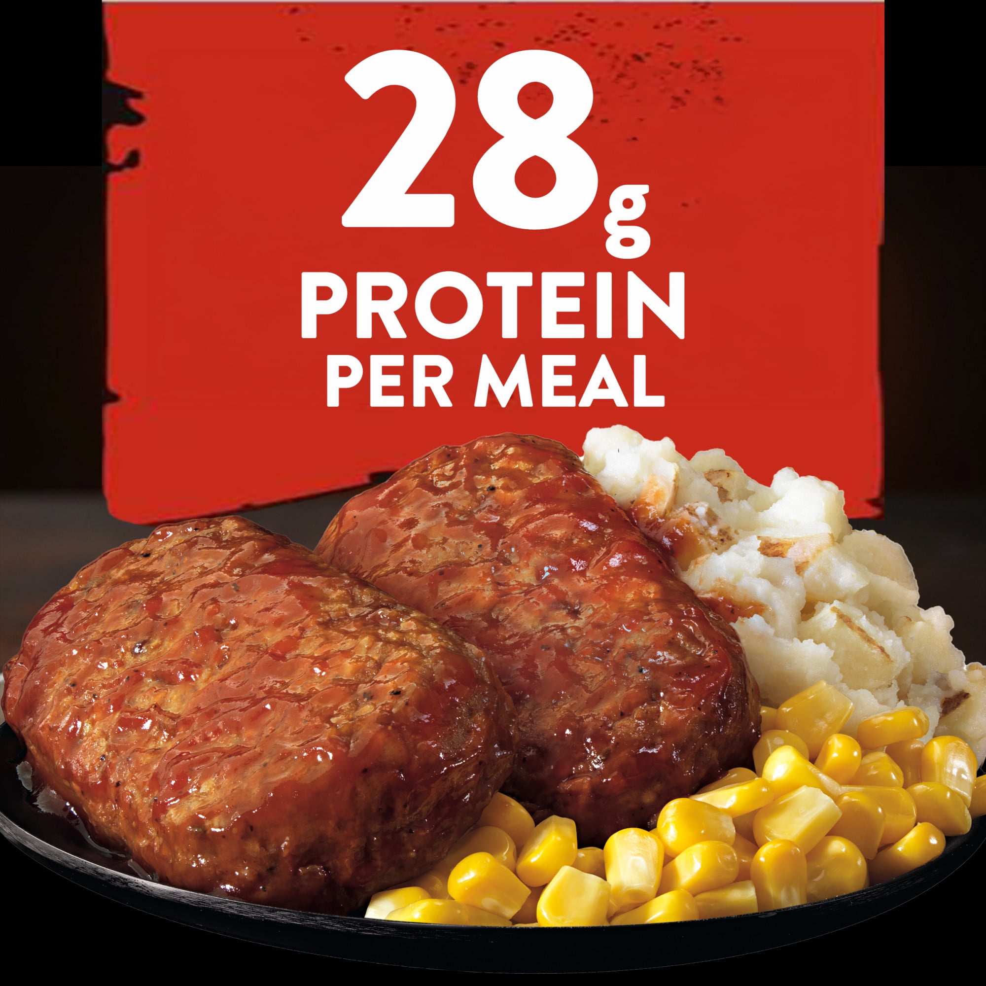 Banquet MEGA Meats Meatloaf, 28g Protein, Frozen Meal, 16.2 oz.