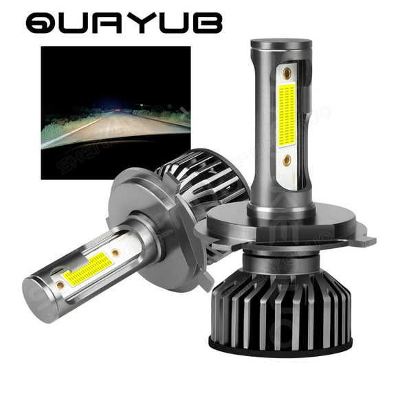 QUAYUB H4 9003 LED Headlight Bulbs Kit Hi/Lo Beam Super Bright White 6000K US STOCK
