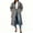 Dark Gray, variant on Womens Oversized Long Trench Coat Double Breasted Lapel Windproof Overcoat with Belt