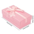 thumbnail image 6 of Selrti Valentine's Day Gift Box with Ribbon Bow Wedding Bridesmaid Birthday Present Wrapping Box with Lid Candy Lipstick Jewelry Packaging Box, 6 of 8