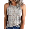 thumbnail image 1 of Mujeres Sexy Gradiente Sin Mangas Yoga Camisetas Verano Loose Fit Athletic Pullover Chaleco Fridja qr220, 1 of 6